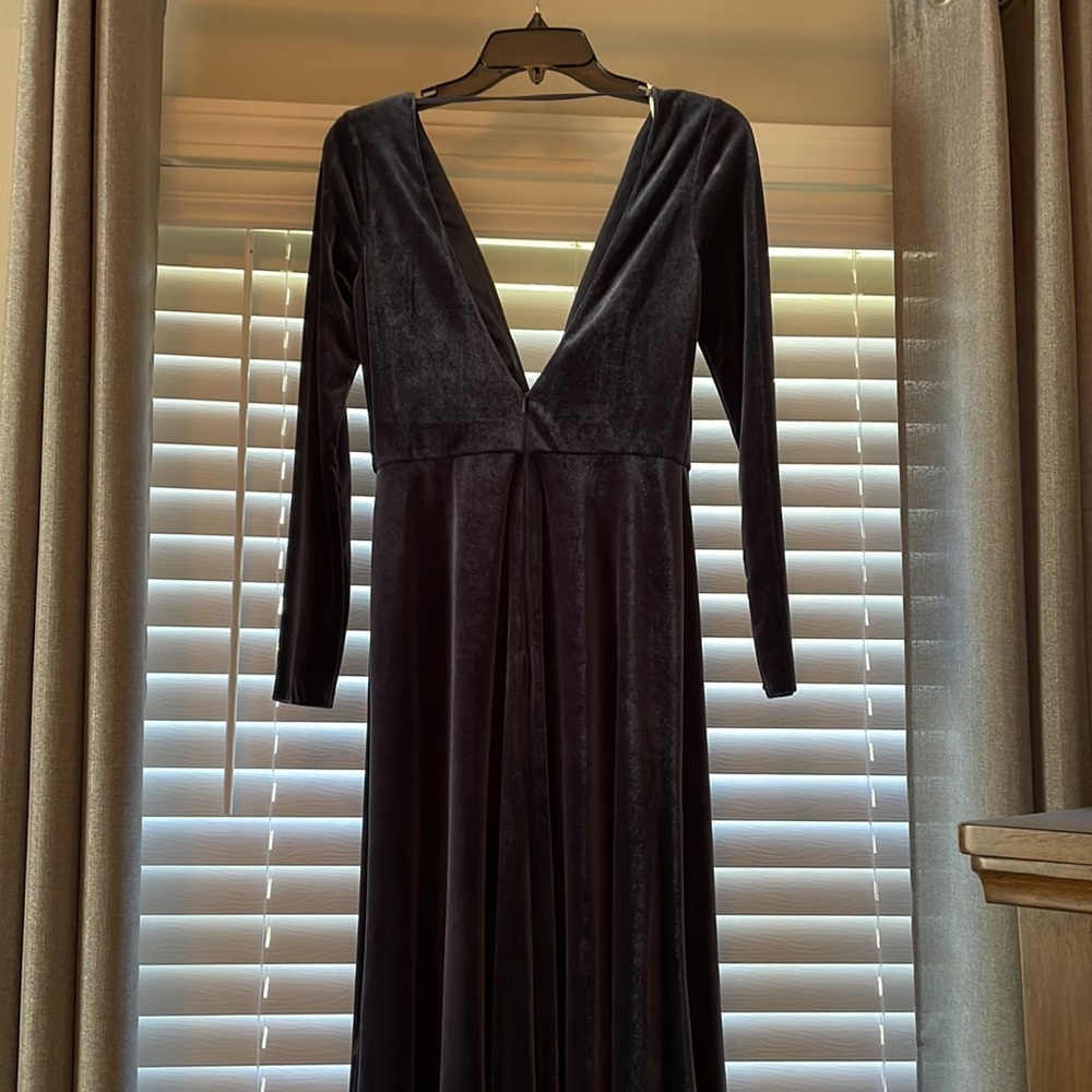 Jenny Yoo velvet dress - Picture 6 of 10
